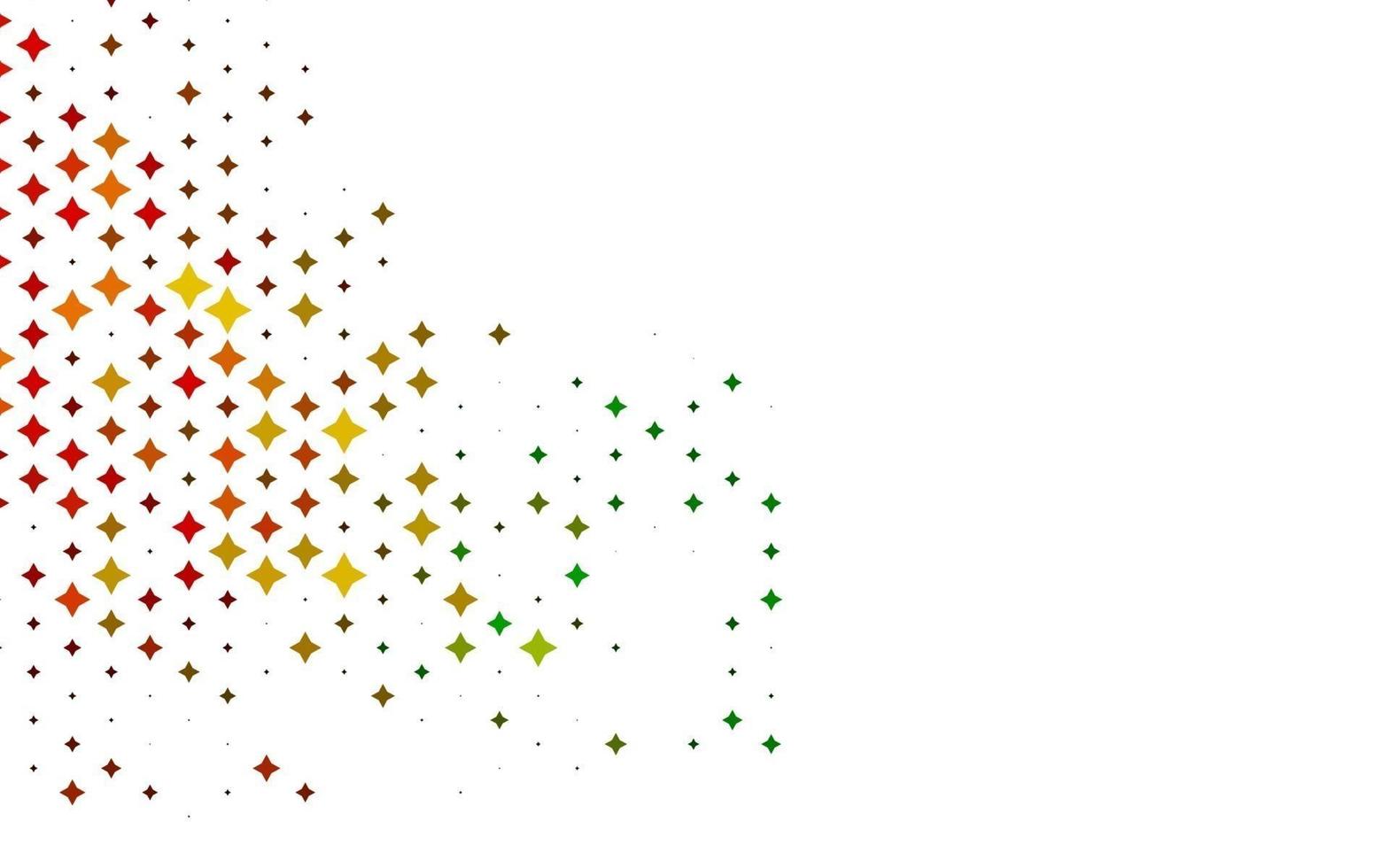 ljus multicolor, regnbåge vektor bakgrund med färgade stjärnor.