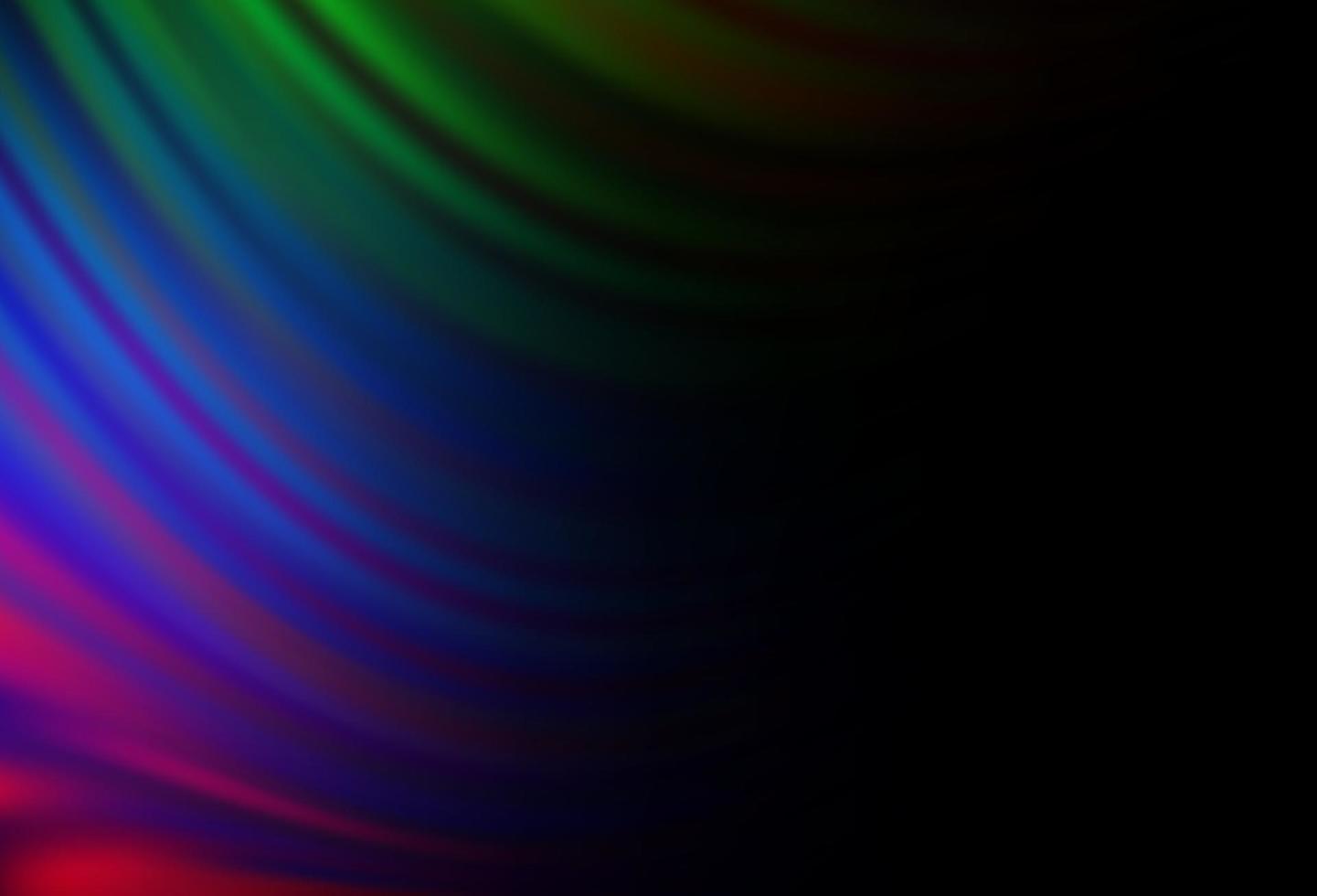 dunkles mehrfarbiges, regenbogenfarbenes Vektormuster mit Lavaformen. vektor