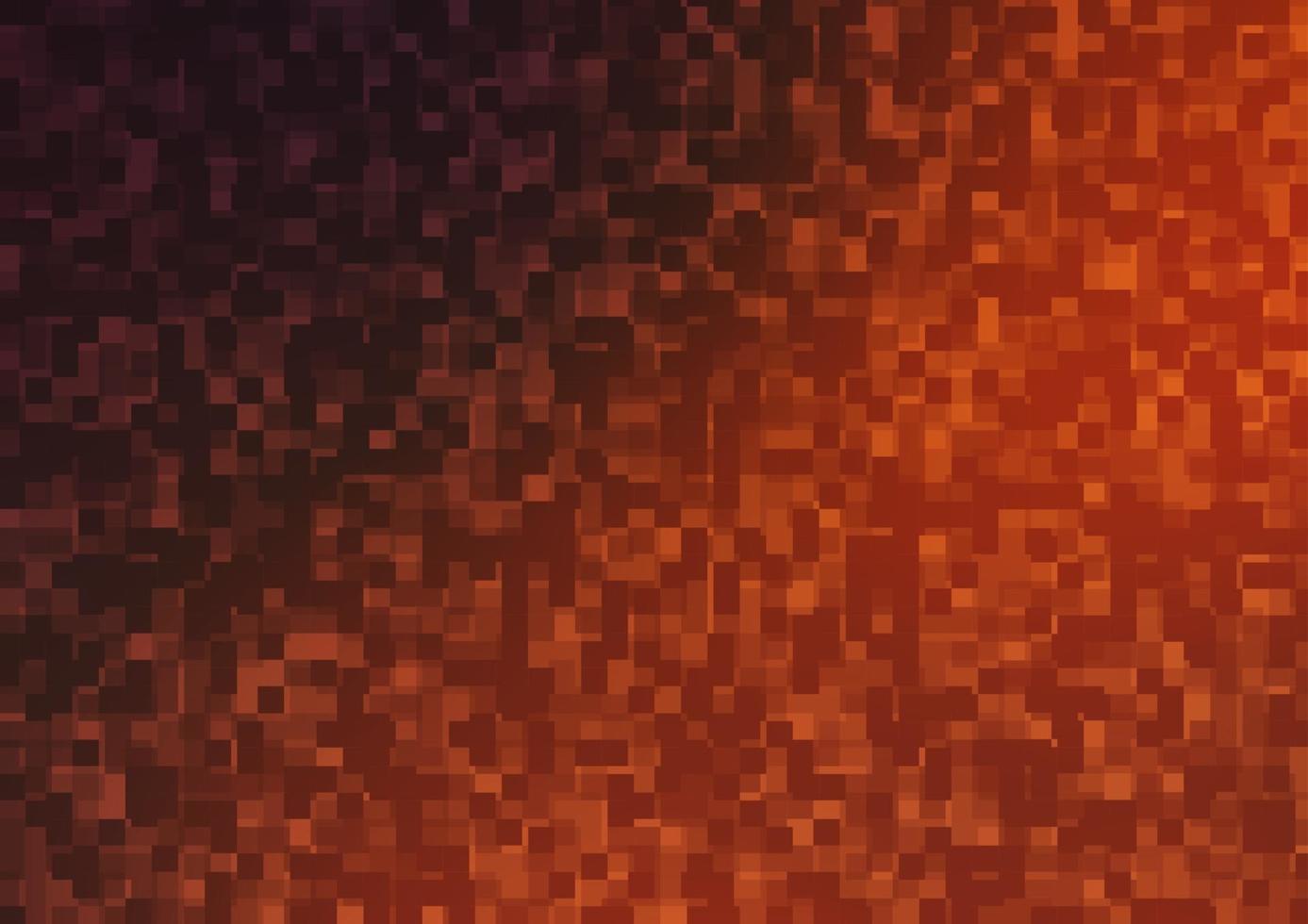 ljus orange vektor mönster i fyrkantig stil.