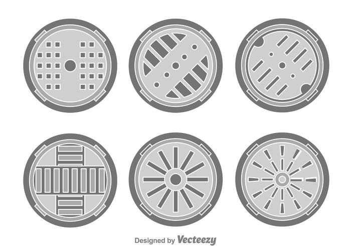 Schachtabdeckung Vektor