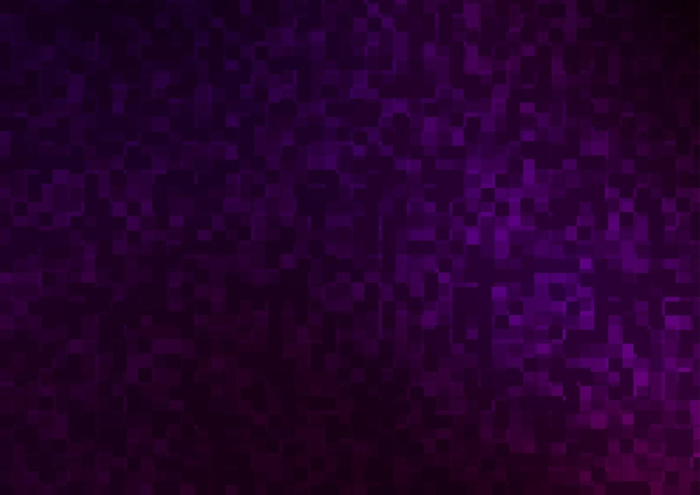 dunkelvioletter Vektorhintergrund mit Rechtecken, Quadraten. vektor