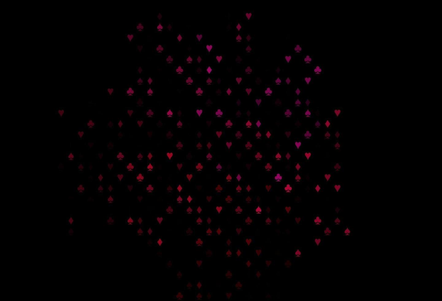 dunkelviolettes, rosafarbenes Vektorlayout mit Kartenelementen. vektor