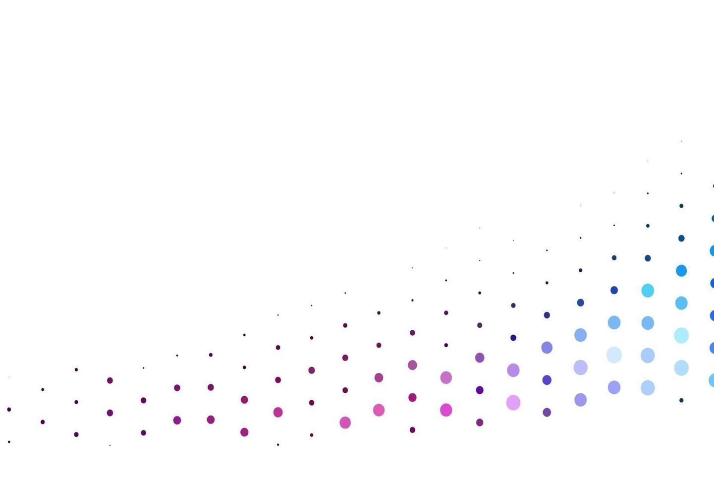 ljusblå, röd vektorlayout med cirkelformer. vektor