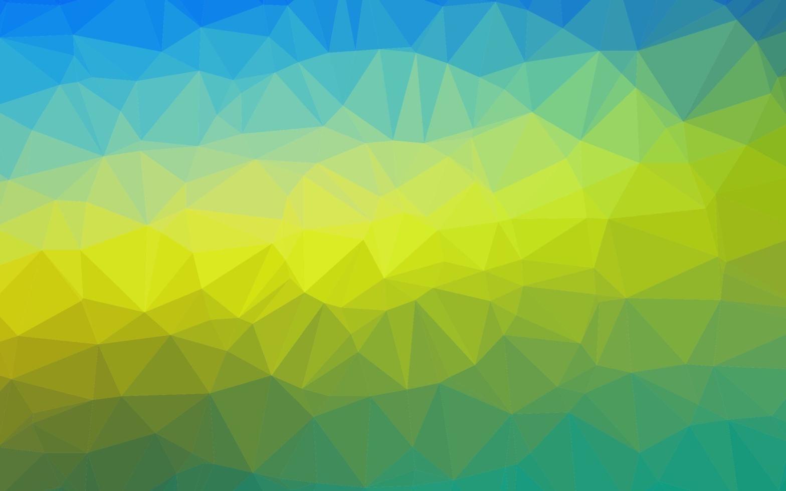mörkblå, gul vektor abstrakt polygonal textur.