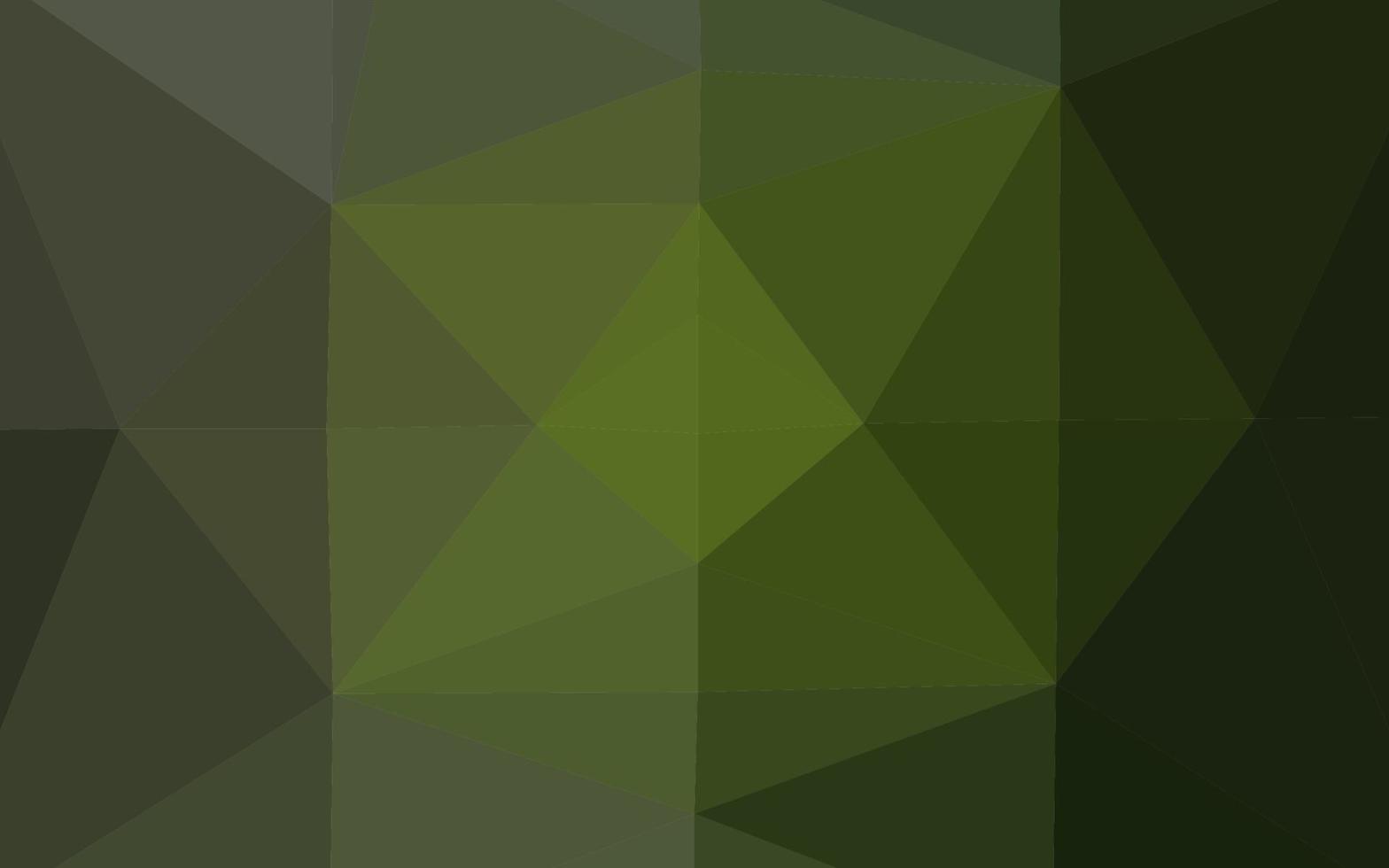 mörkgrön vektor suddig triangel mönster.