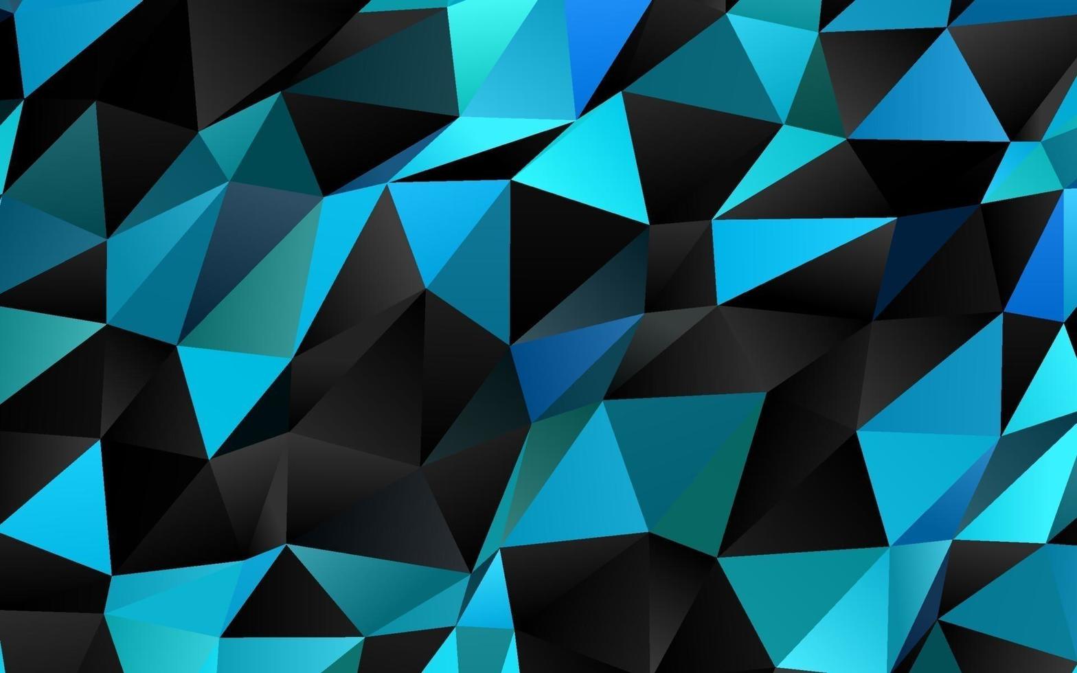 ljusblå vektor polygon abstrakt layout.