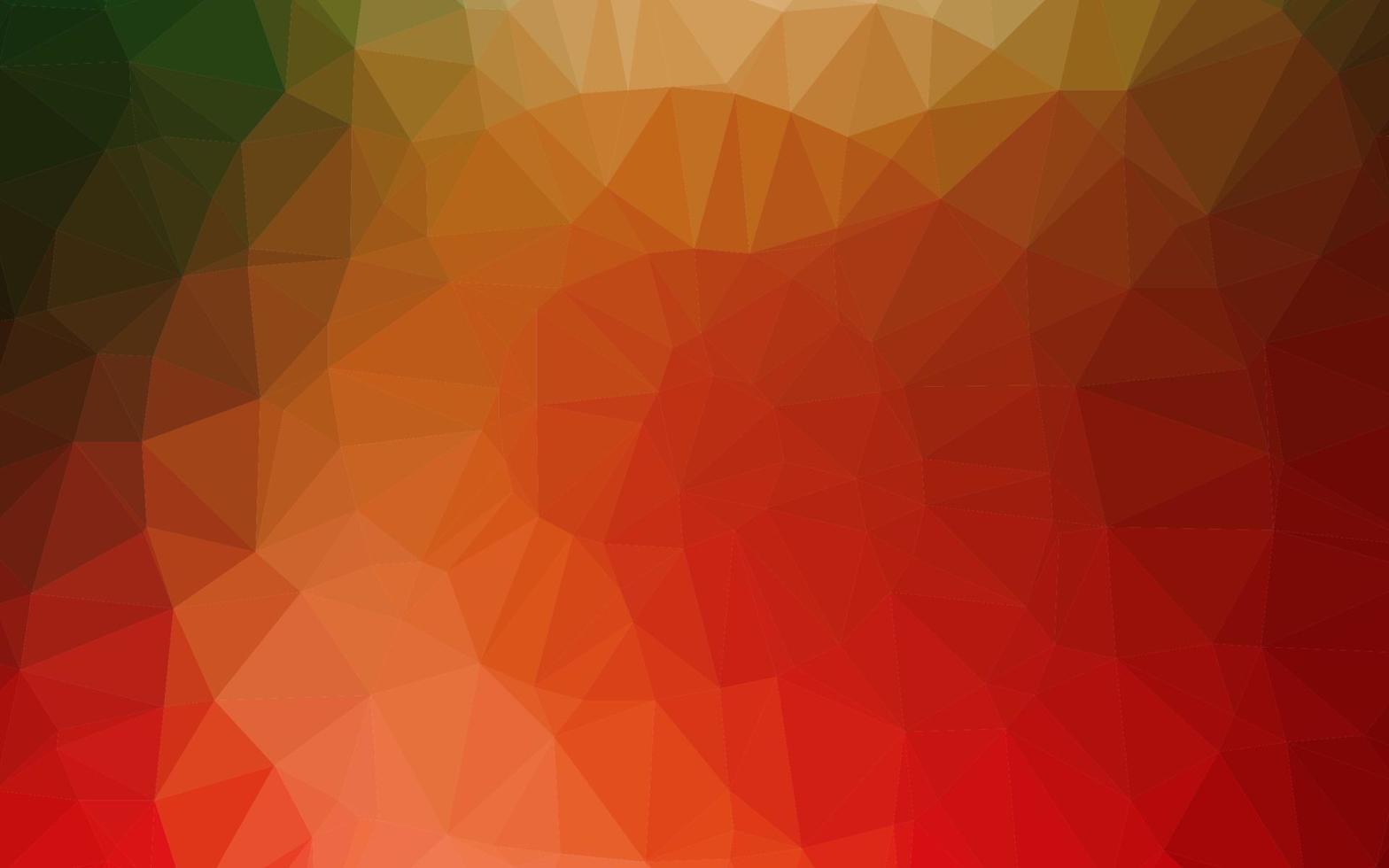 ljusgrön, röd vektor abstrakt polygonal textur.