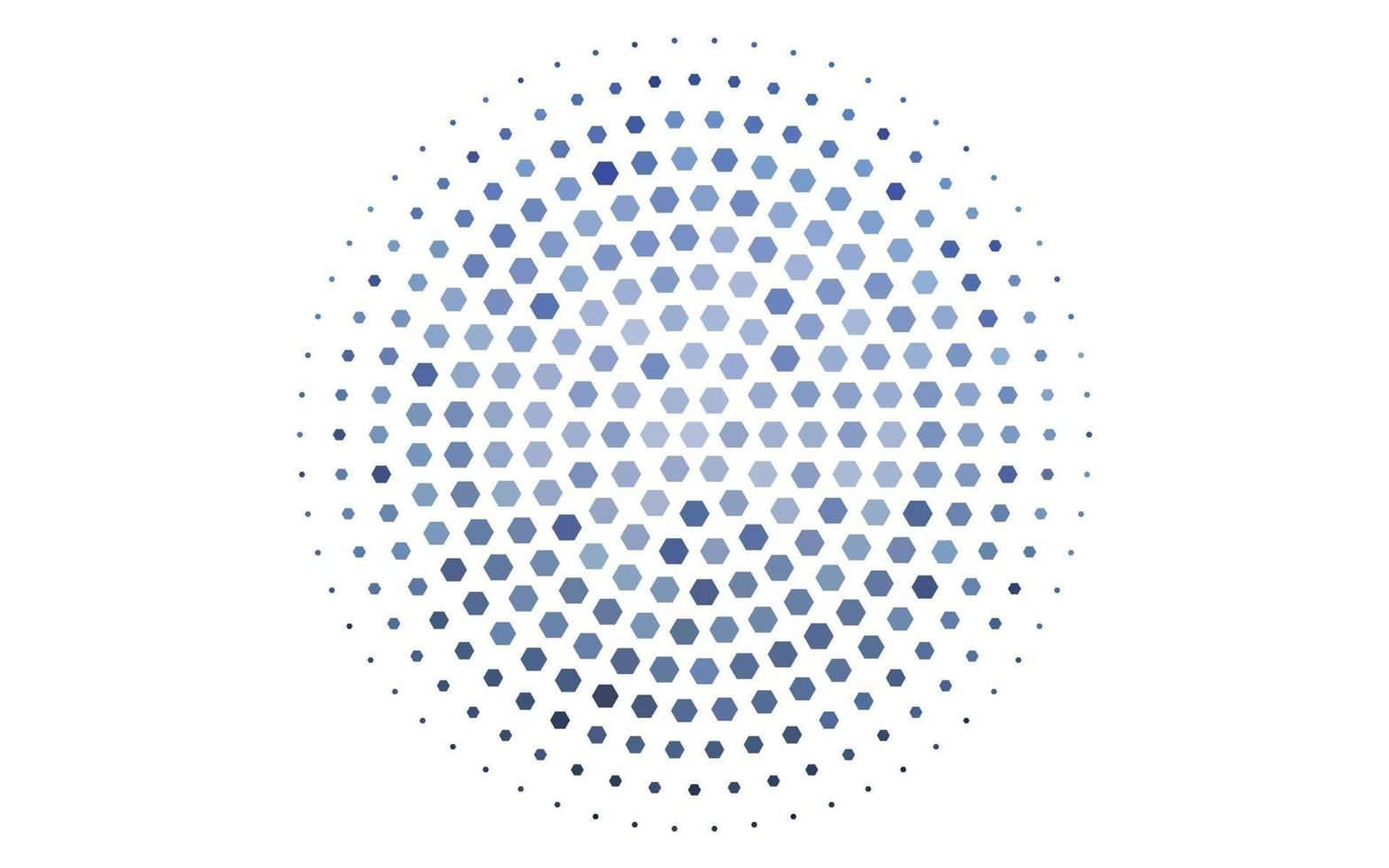 ljusblå vektor bakgrund med hexagoner.