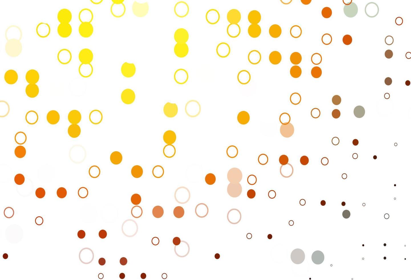 ljus orange vektor layout med cirkel former.