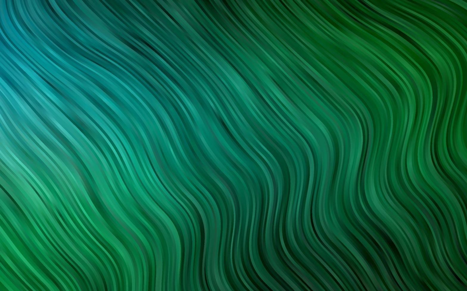 mörkblå, grön vektormall med böjda band. vektor