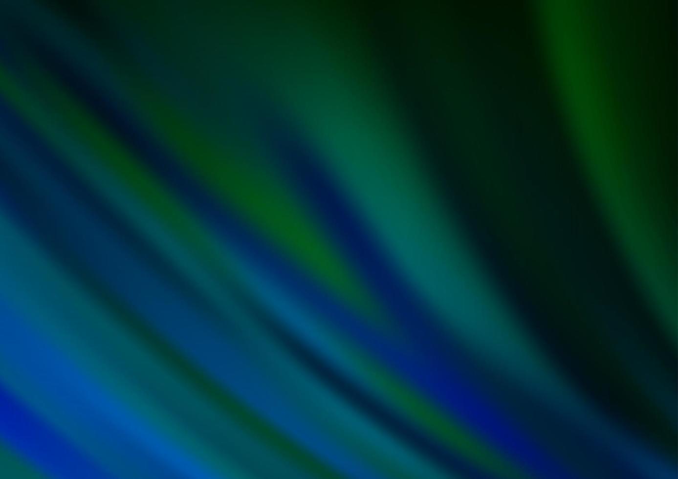 mörk blå, grön vektor bakgrund med bubbla former.