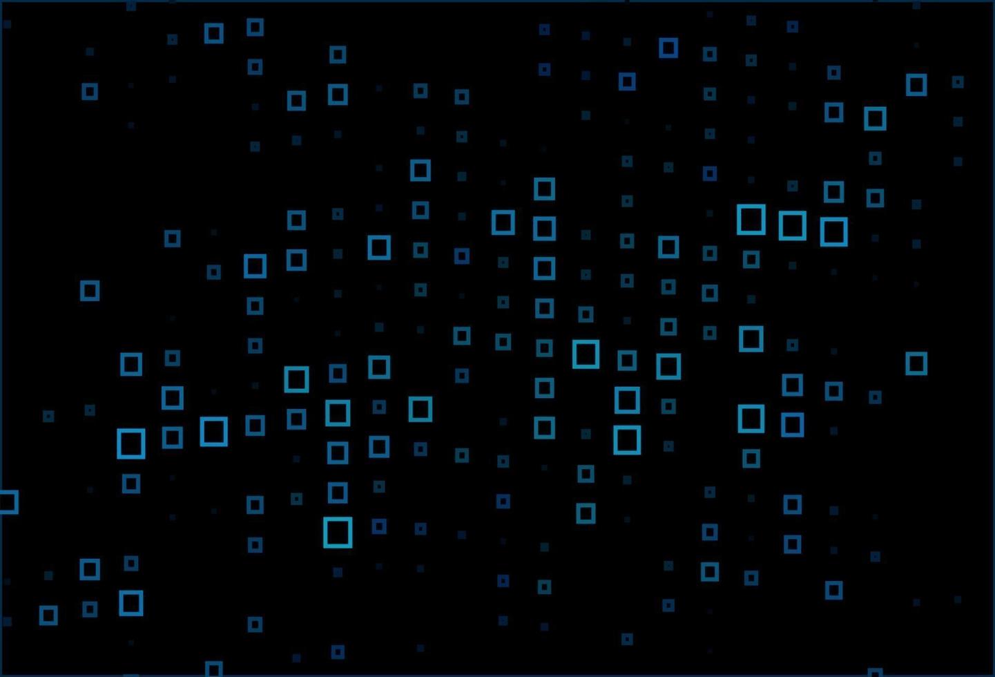 dunkelblauer Vektorhintergrund mit Rechtecken. vektor