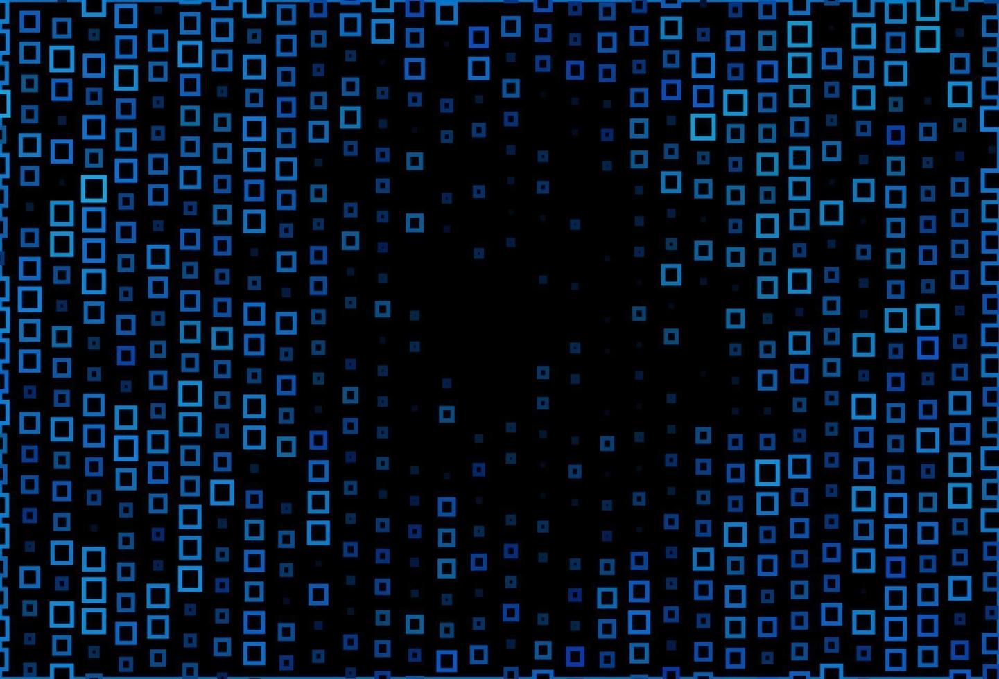 mörkblå vektorlayout med linjer, rektanglar. vektor