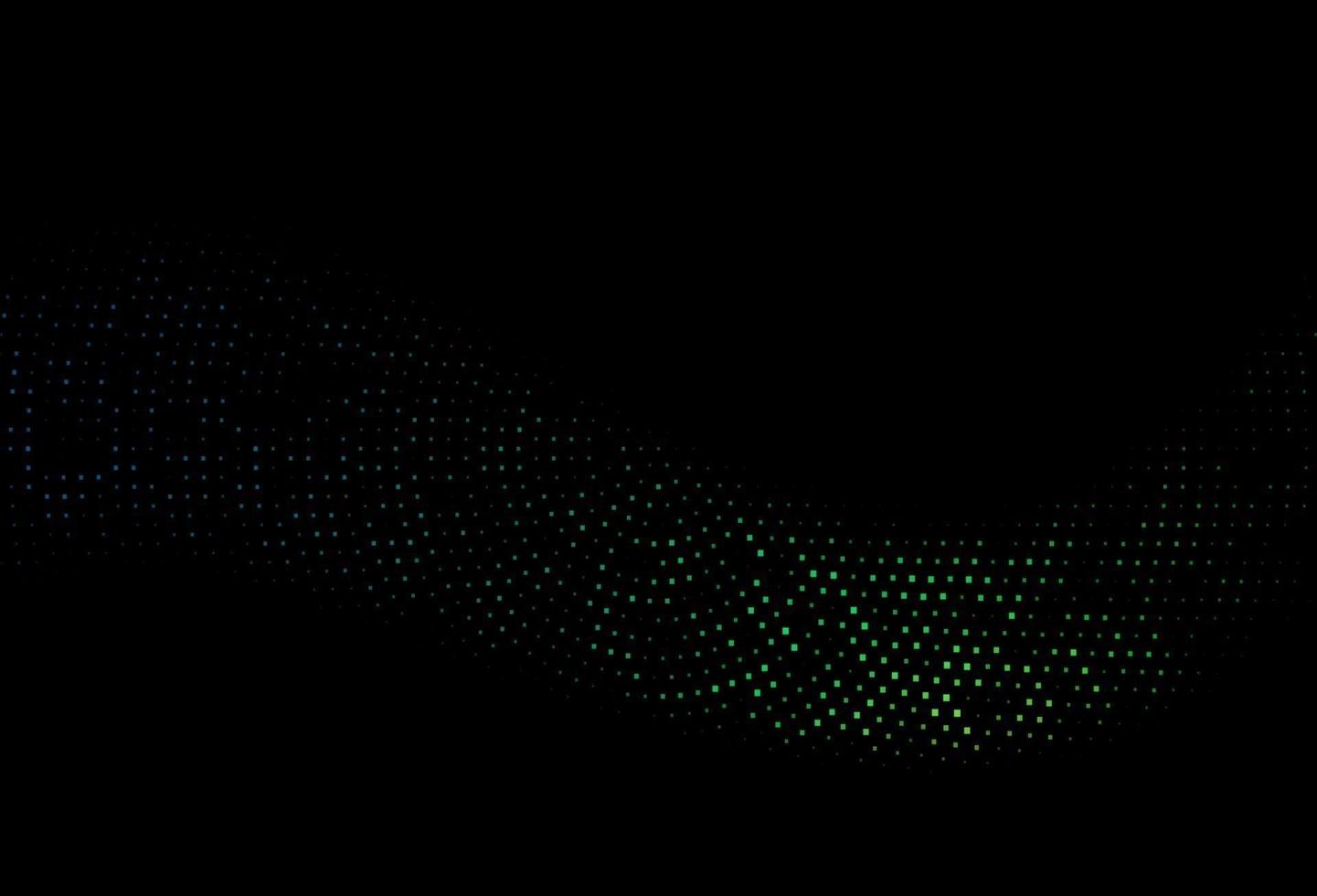 dunkelblaue, grüne Vektorabdeckung im polygonalen Stil. vektor