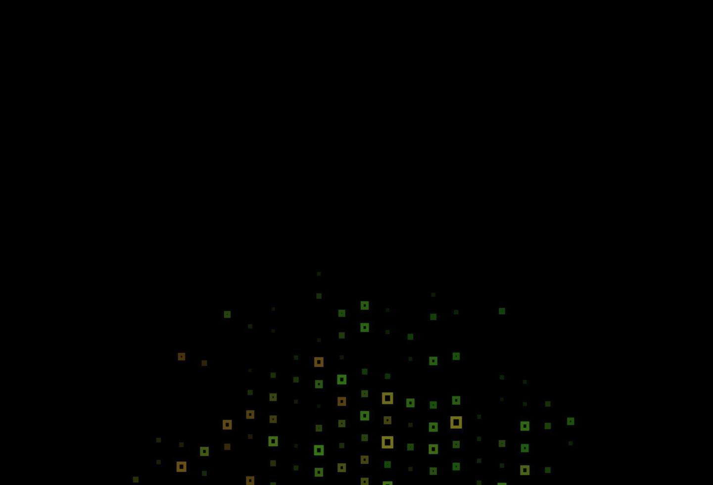 dunkelgrünes Vektormuster im quadratischen Stil. vektor