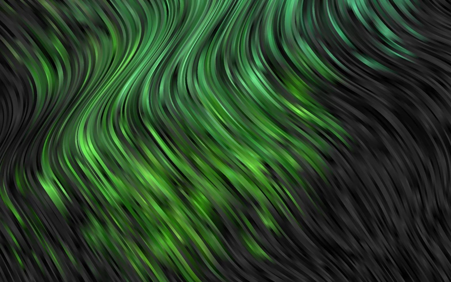 dunkelgrünes Vektormuster mit Lavaformen. vektor