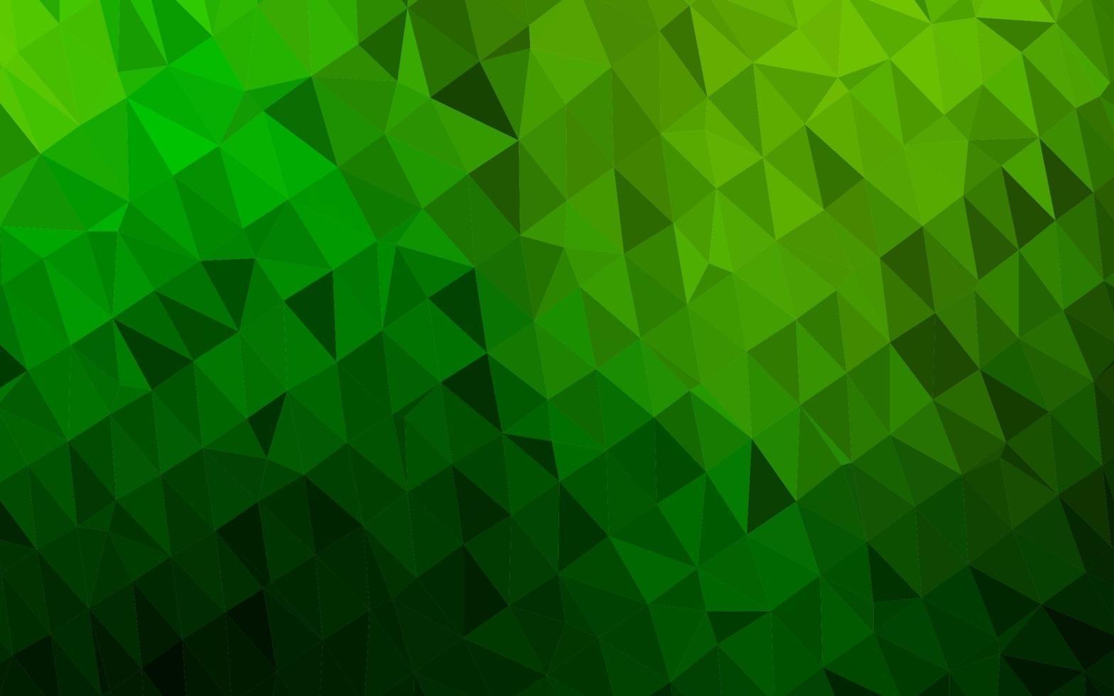 ljusgrön vektor polygon abstrakt bakgrund.