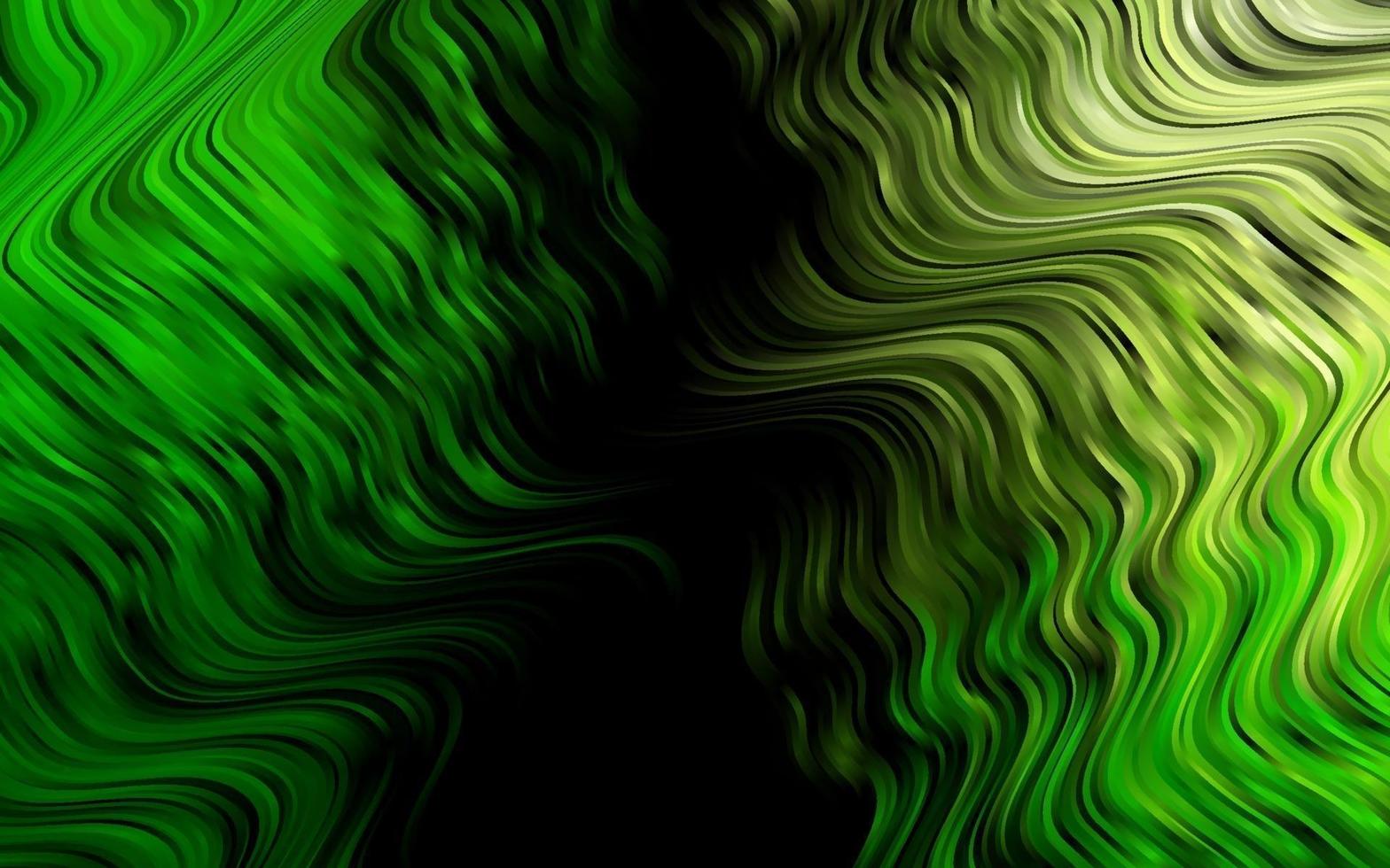 hellgrüner Vektorhintergrund mit Blasenformen. vektor