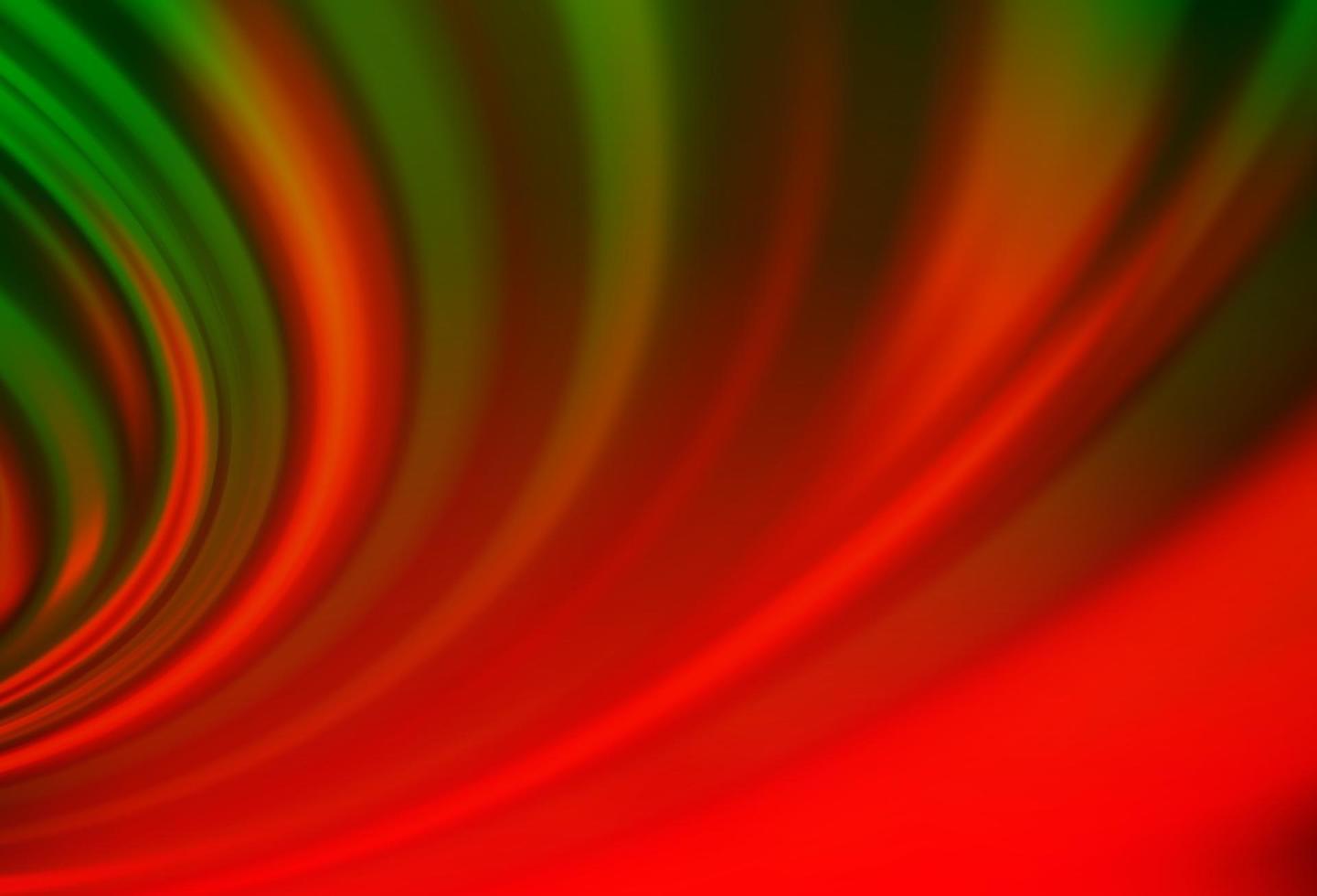 hellgrüner, roter Vektorhintergrund mit Blasenformen. vektor