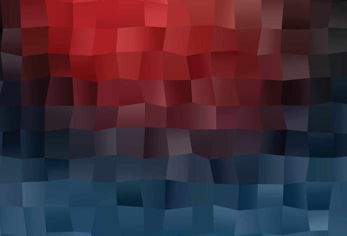 dunkelblaue, rote Vektor-Low-Poly-Textur. vektor