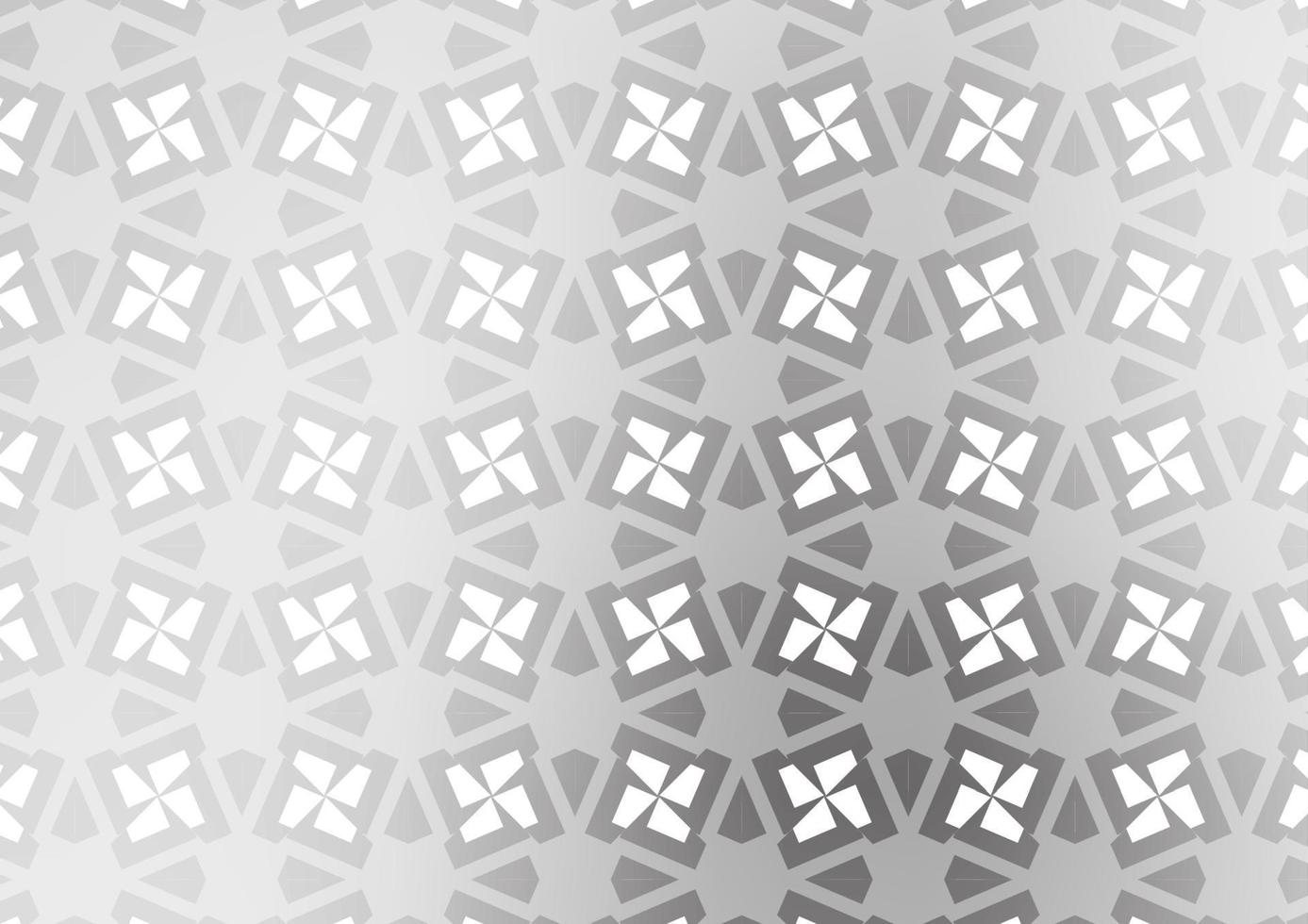 ljus silver, grå vektor mönster i polygonal stil med kuber.