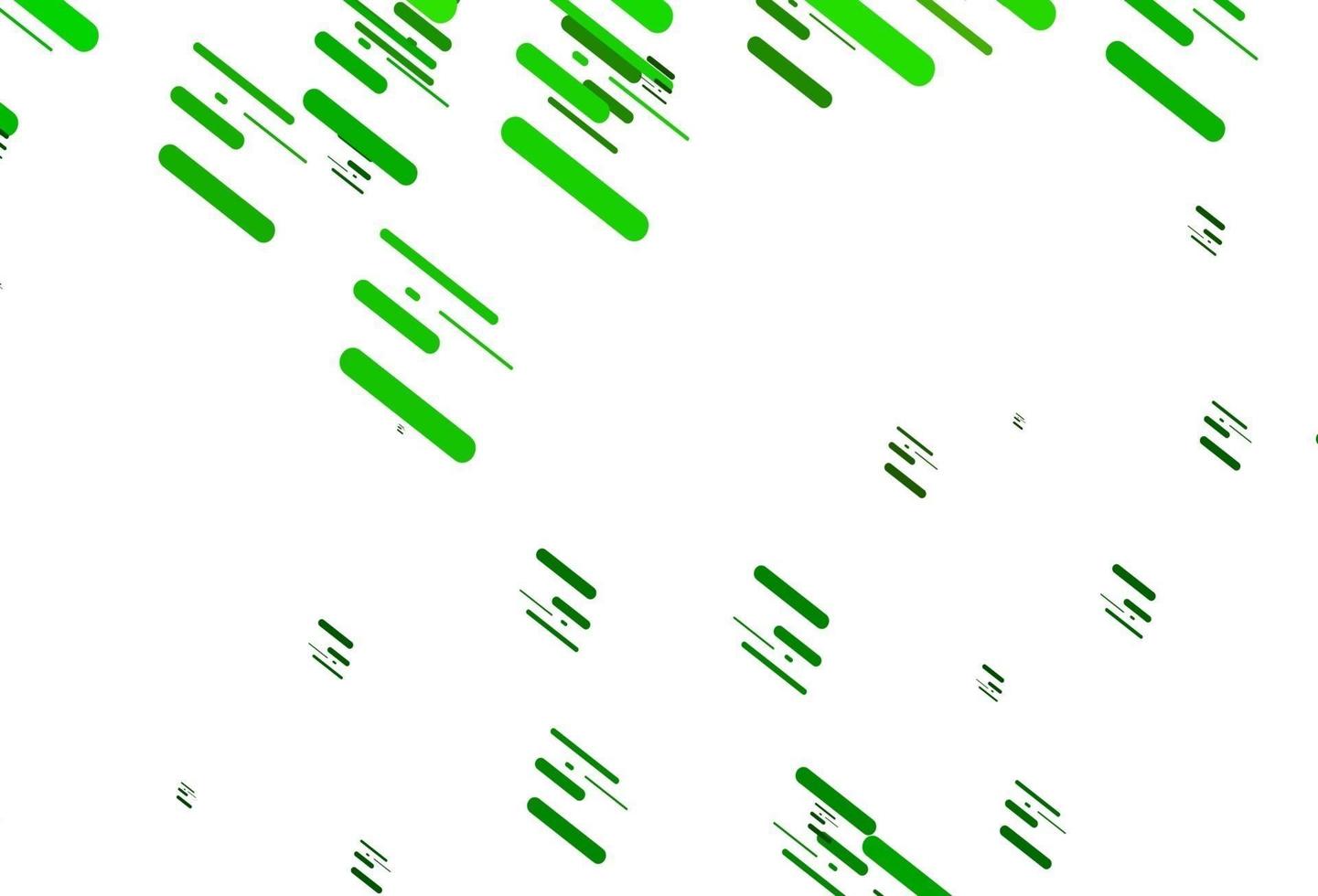 hellgrüner Vektorhintergrund mit langen Linien. vektor