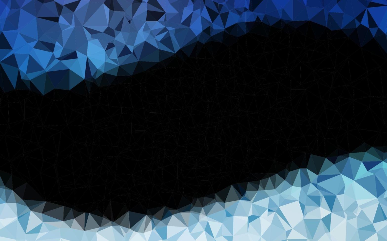 ljusblå vektor lysande triangulär bakgrund.