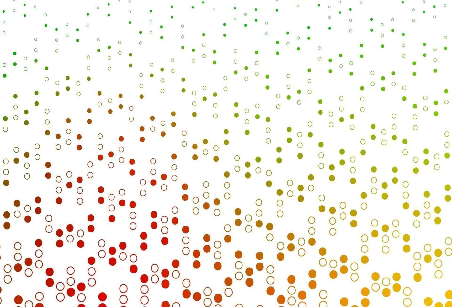 ljusgrön, röd vektorlayout med cirkelformer. vektor