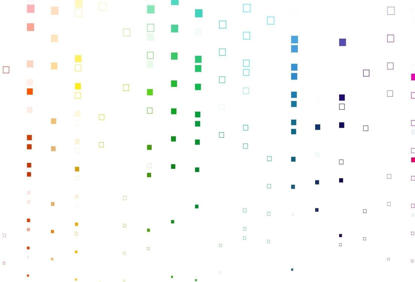 ljus Flerfärgad, regnbåge vektor bakgrund med rader, rektanglar.