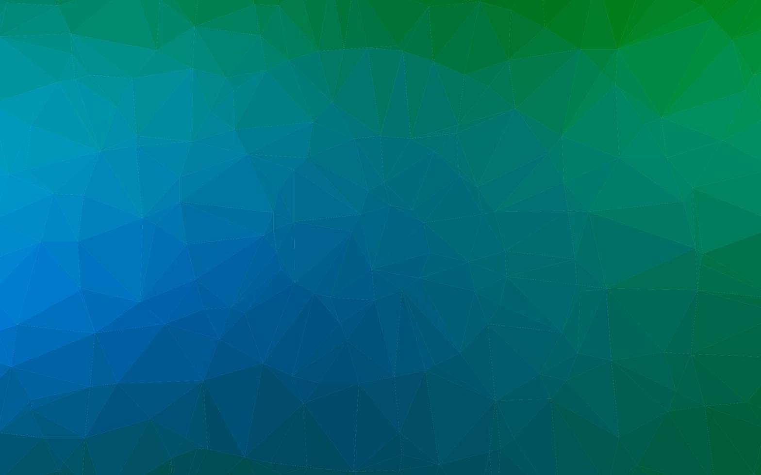 ljusblå, grön vektor abstrakt månghörnigt omslag.