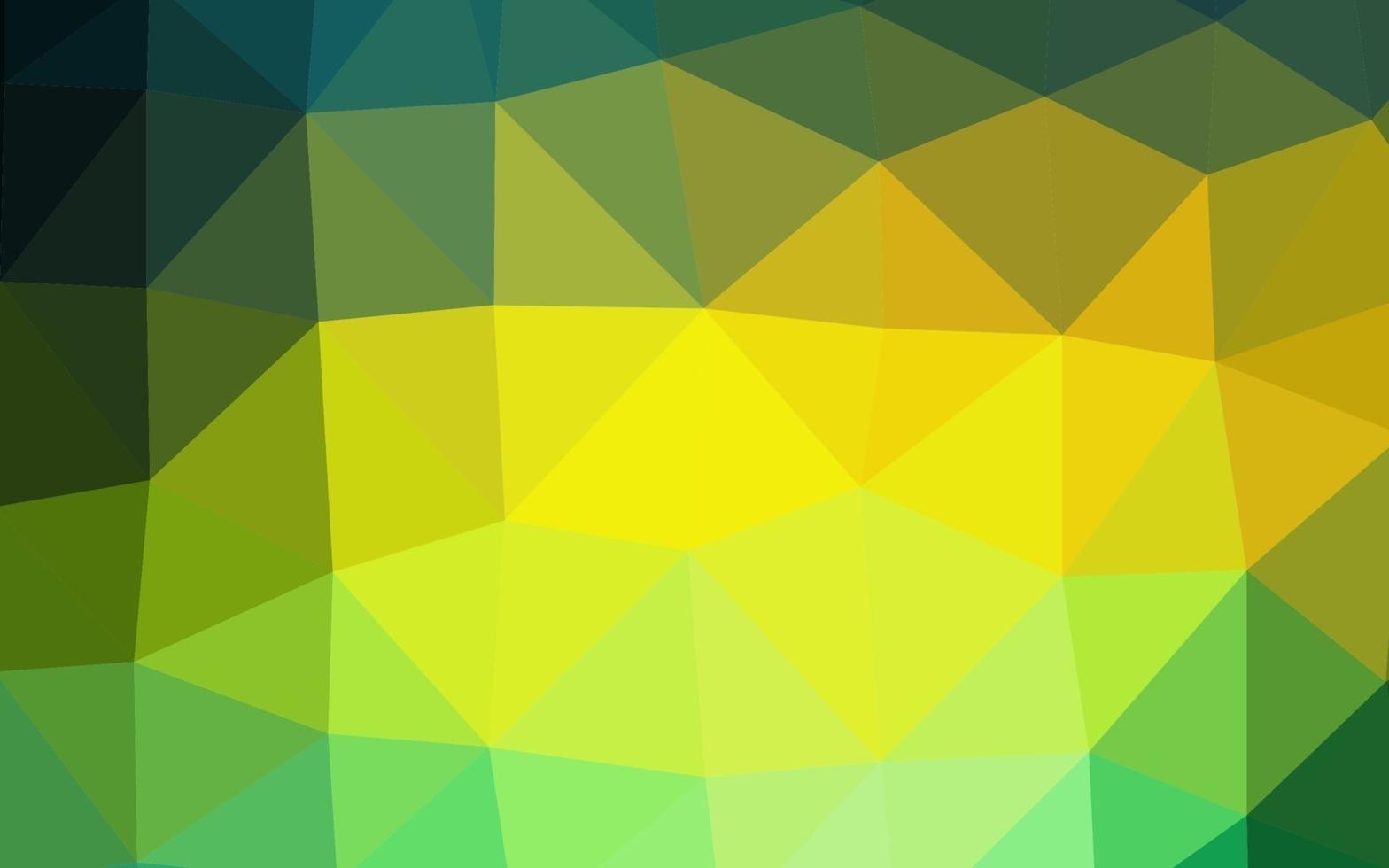 mörk blå, gul vektor abstrakt mosaik- bakgrund.