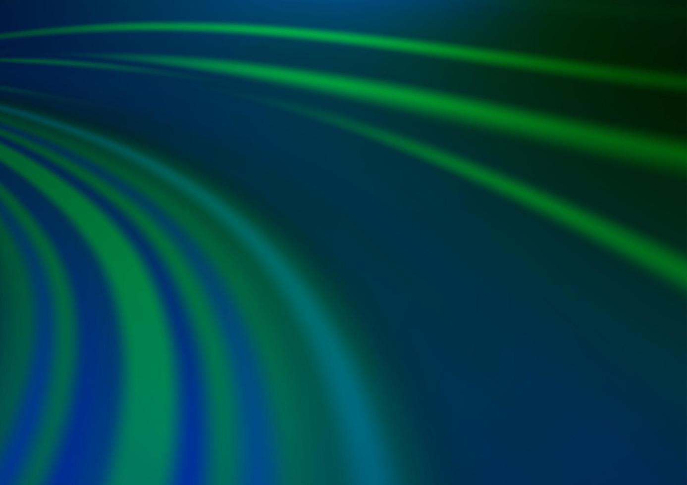 mörkblått, grönt vektormönster med lampformar. vektor