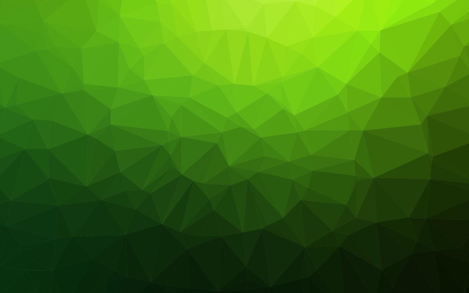 hellgrüner Vektor glänzender dreieckiger Hintergrund.