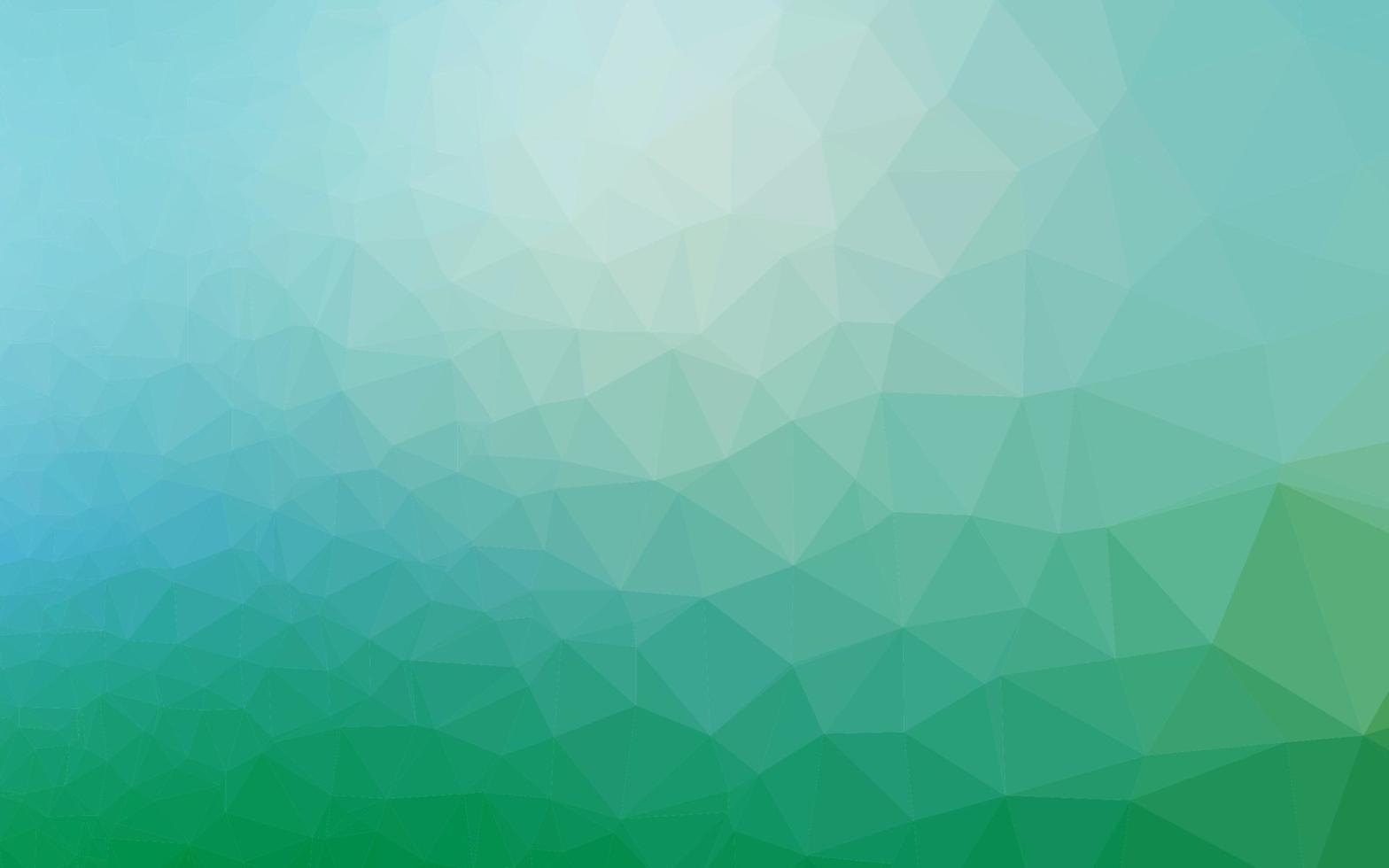 ljusblå, grön vektor polygon abstrakt layout.