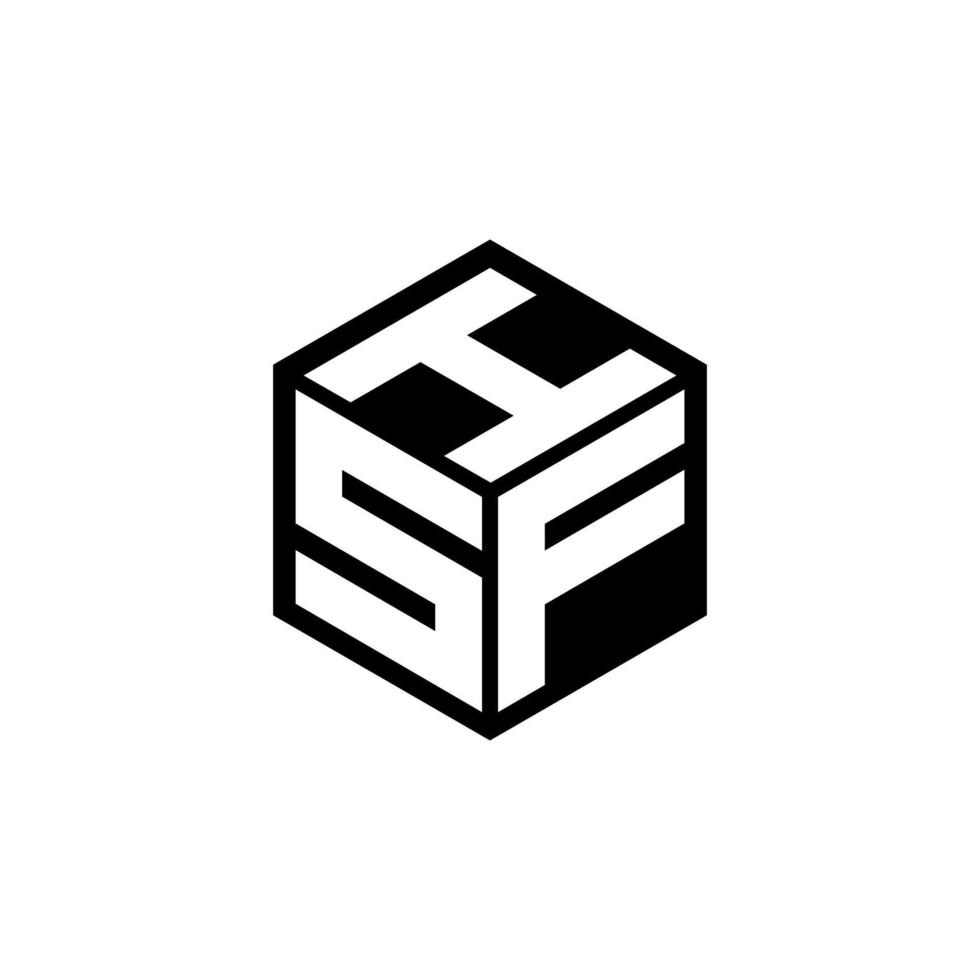 Sfi-Brief-Logo-Design mit weißem Hintergrund in Illustrator. Vektorlogo, Kalligrafie-Designs für Logo, Poster, Einladung usw. vektor