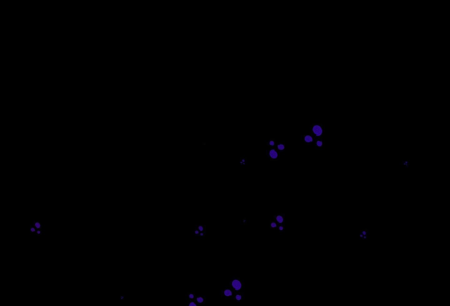 mörk lila vektor mönster med bubbla former.