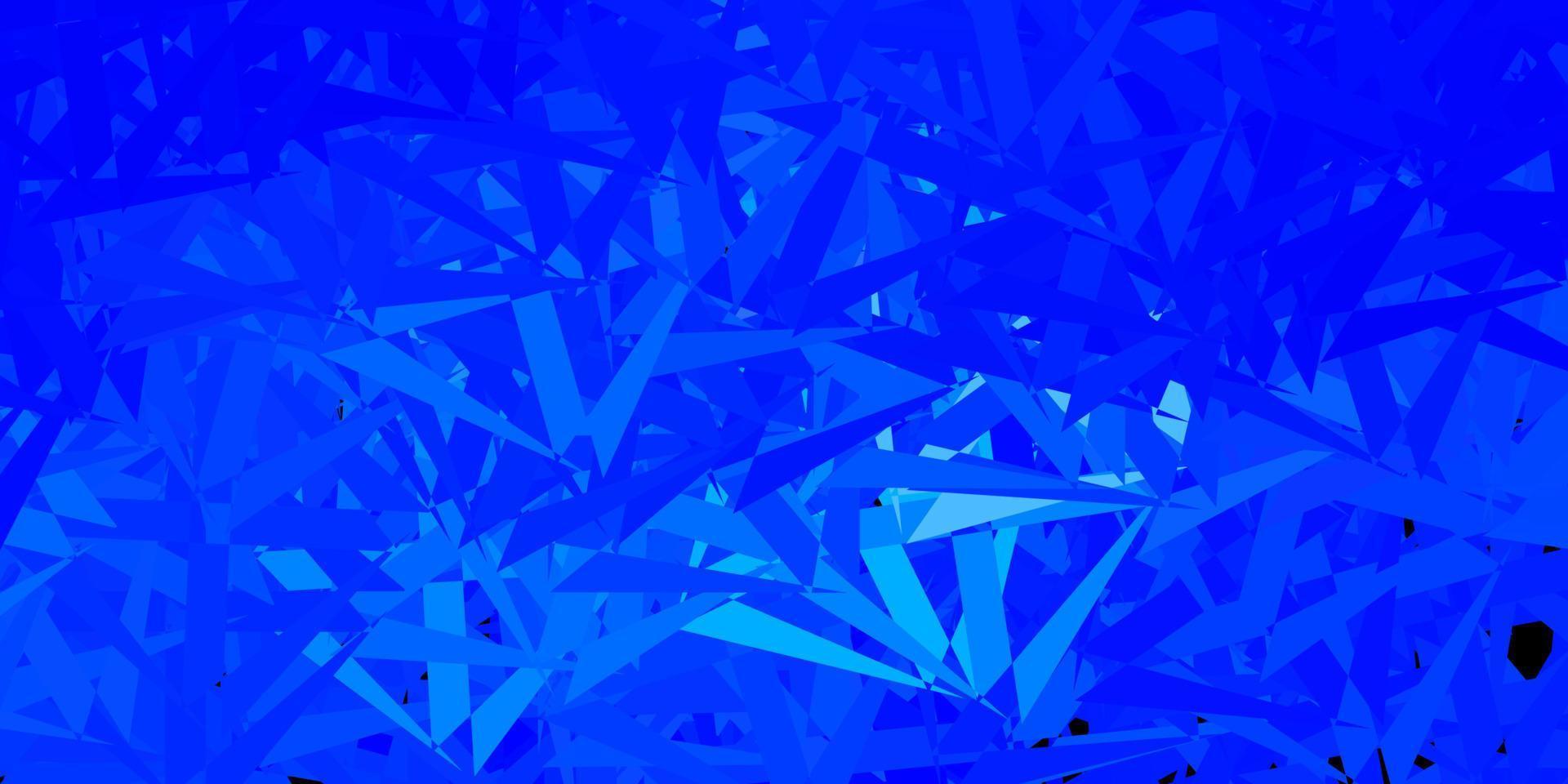 ljusblå vektor bakgrund med trianglar.
