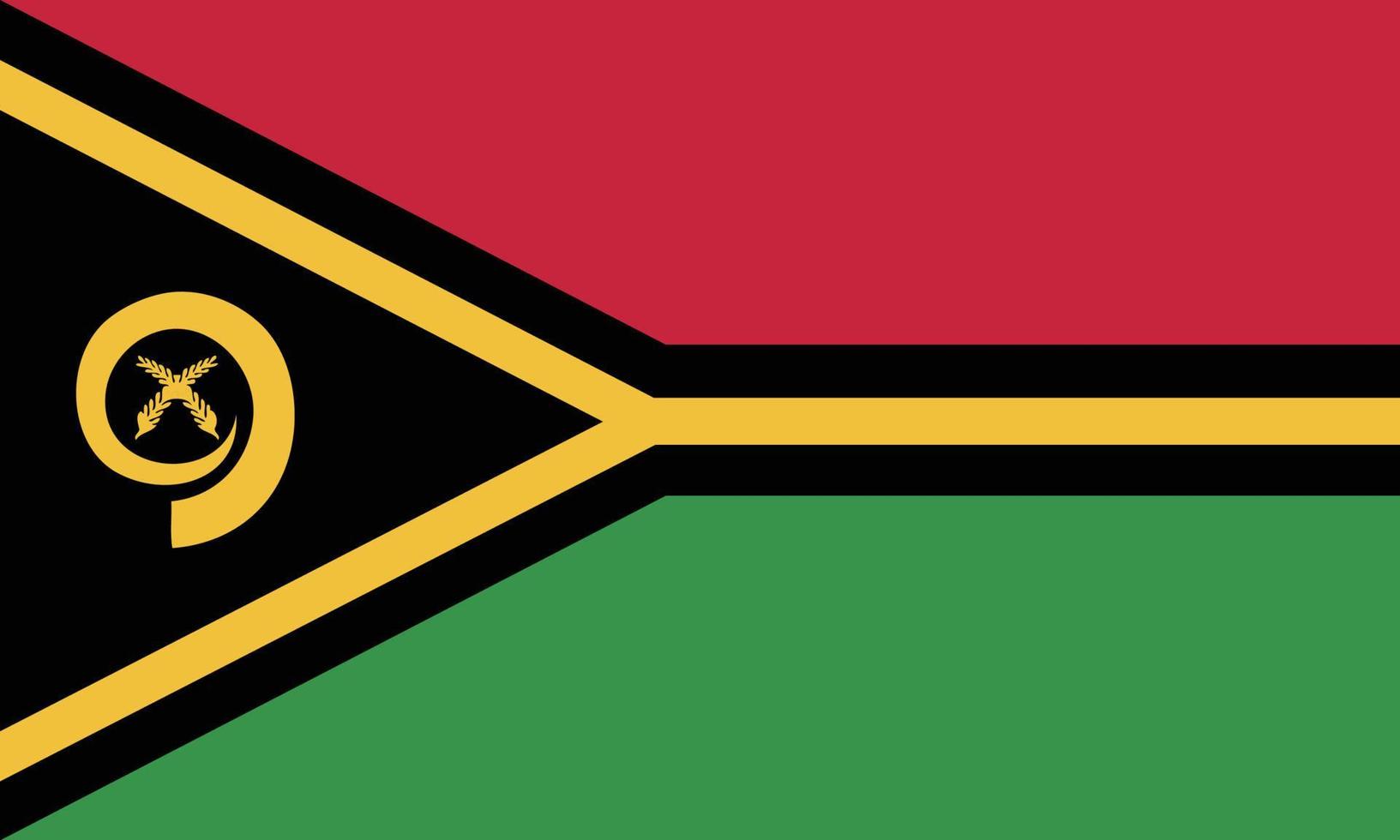 Vanuatu-Flaggenvektor handgezeichnet, Vanuatu-Vatu-Vektorhand gezeichnet vektor