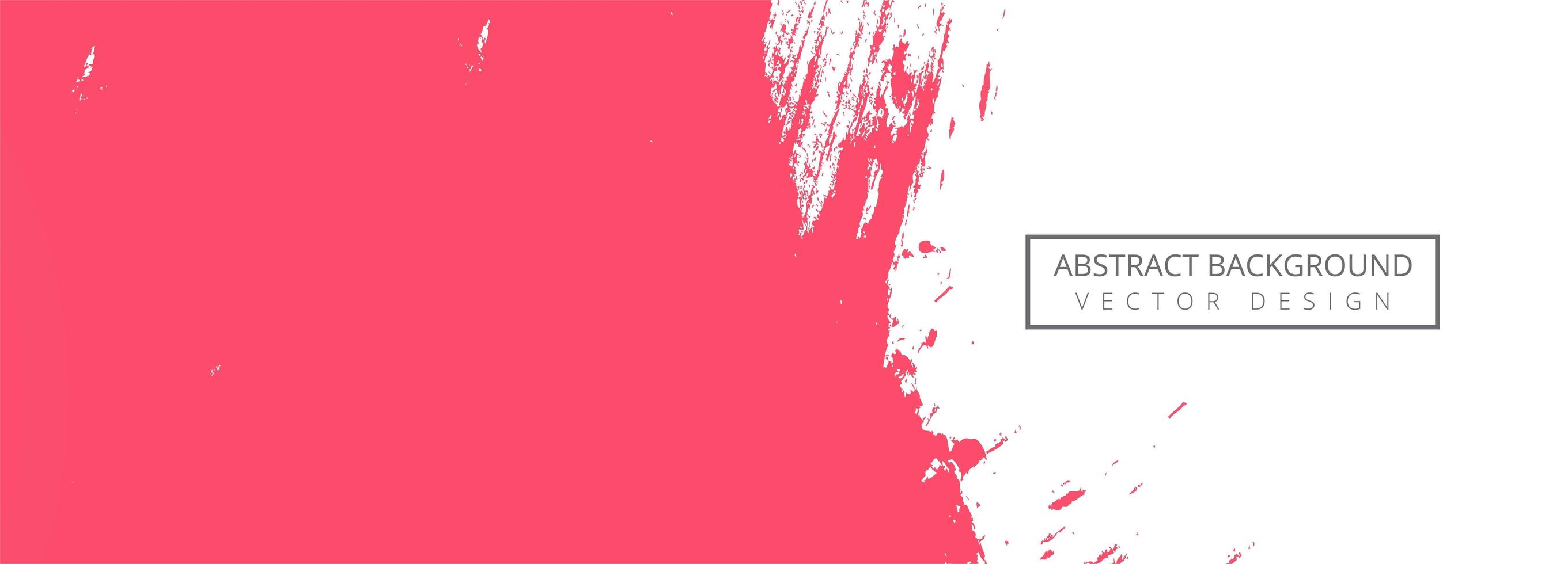 abstrakte rosa Farbe Strich Banner vektor