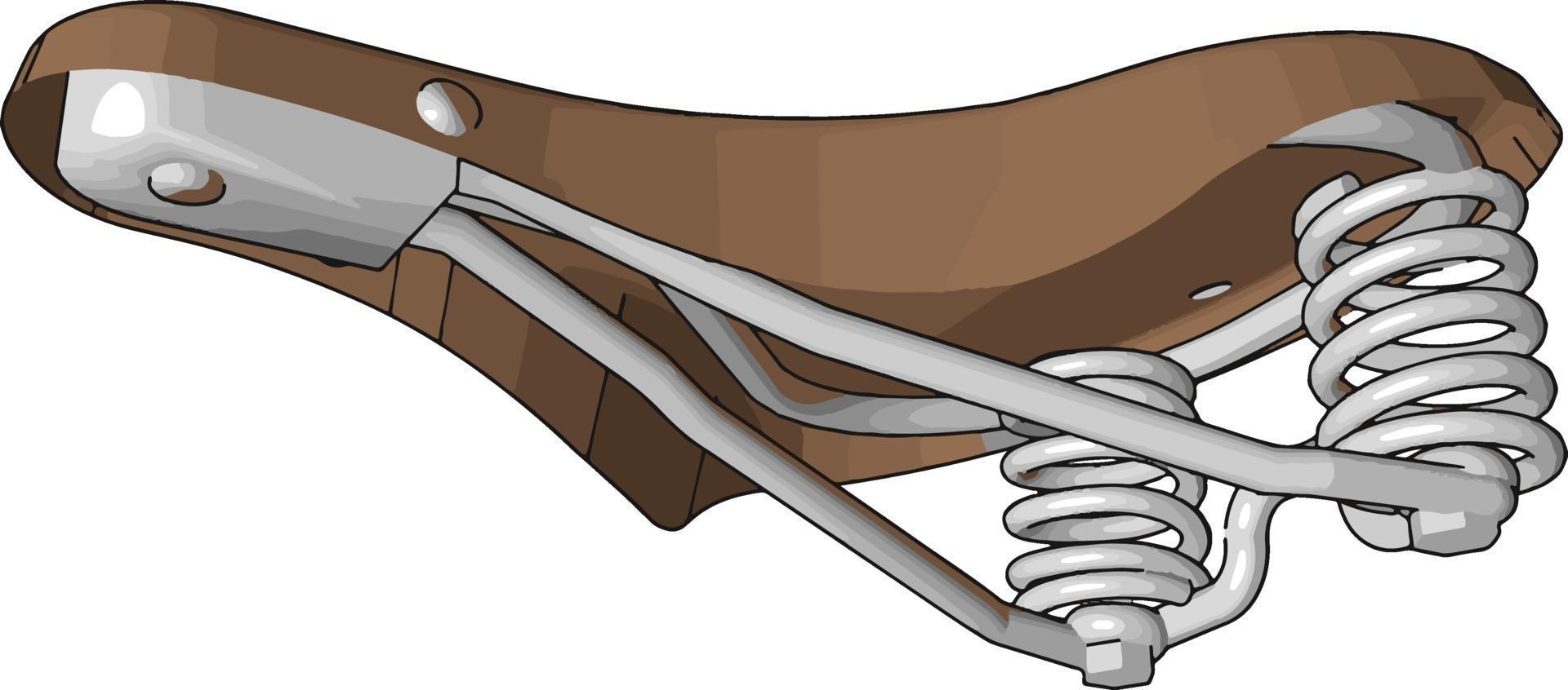cykel sittplats, illustration, vektor på vit bakgrund.