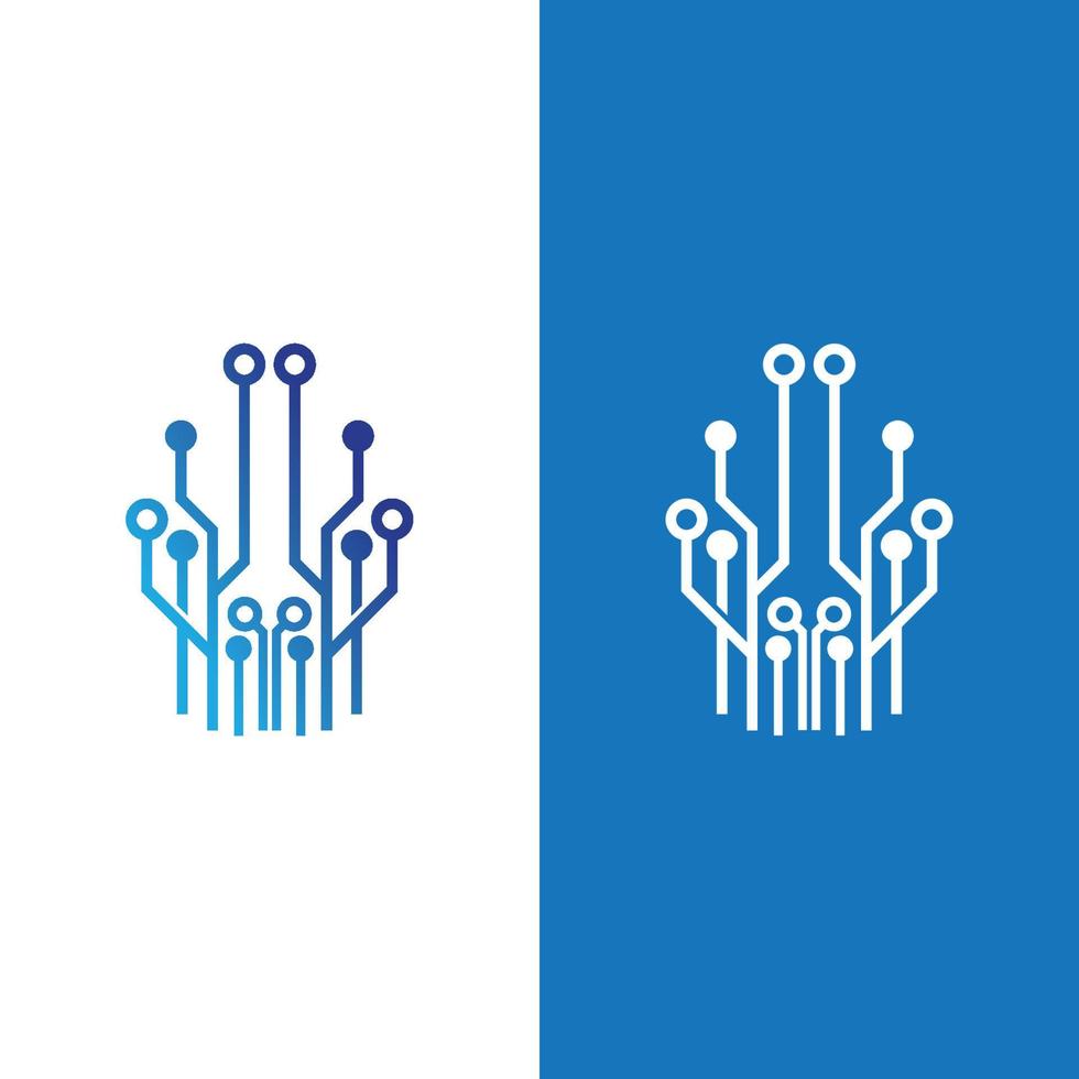 Technologie-Logo-Bilder-Illustrationsdesign vektor