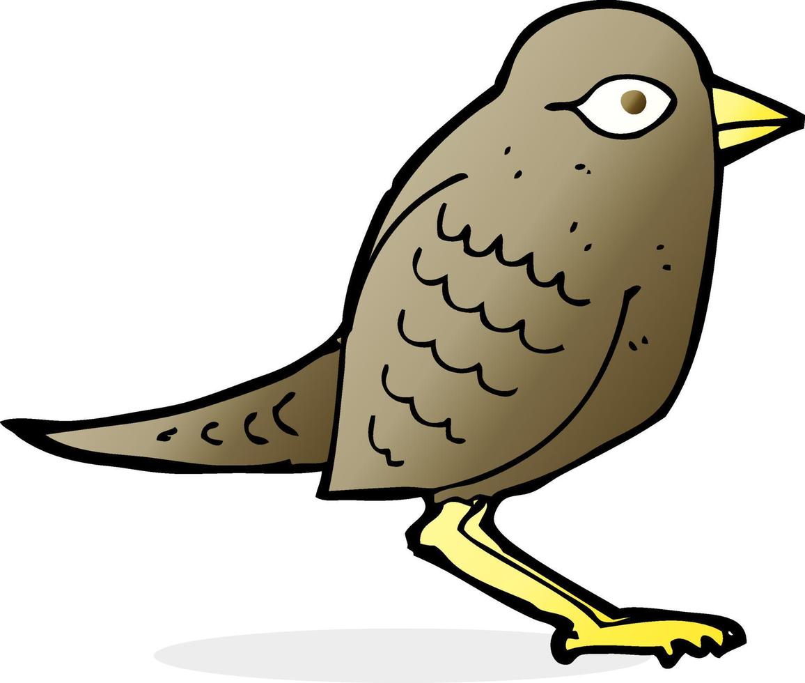 Cartoon-Gartenvogel vektor