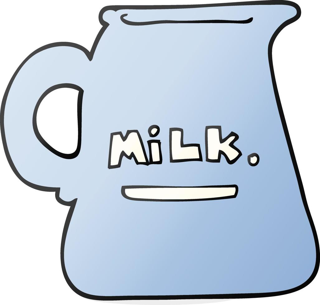 Cartoon Milchkännchen vektor