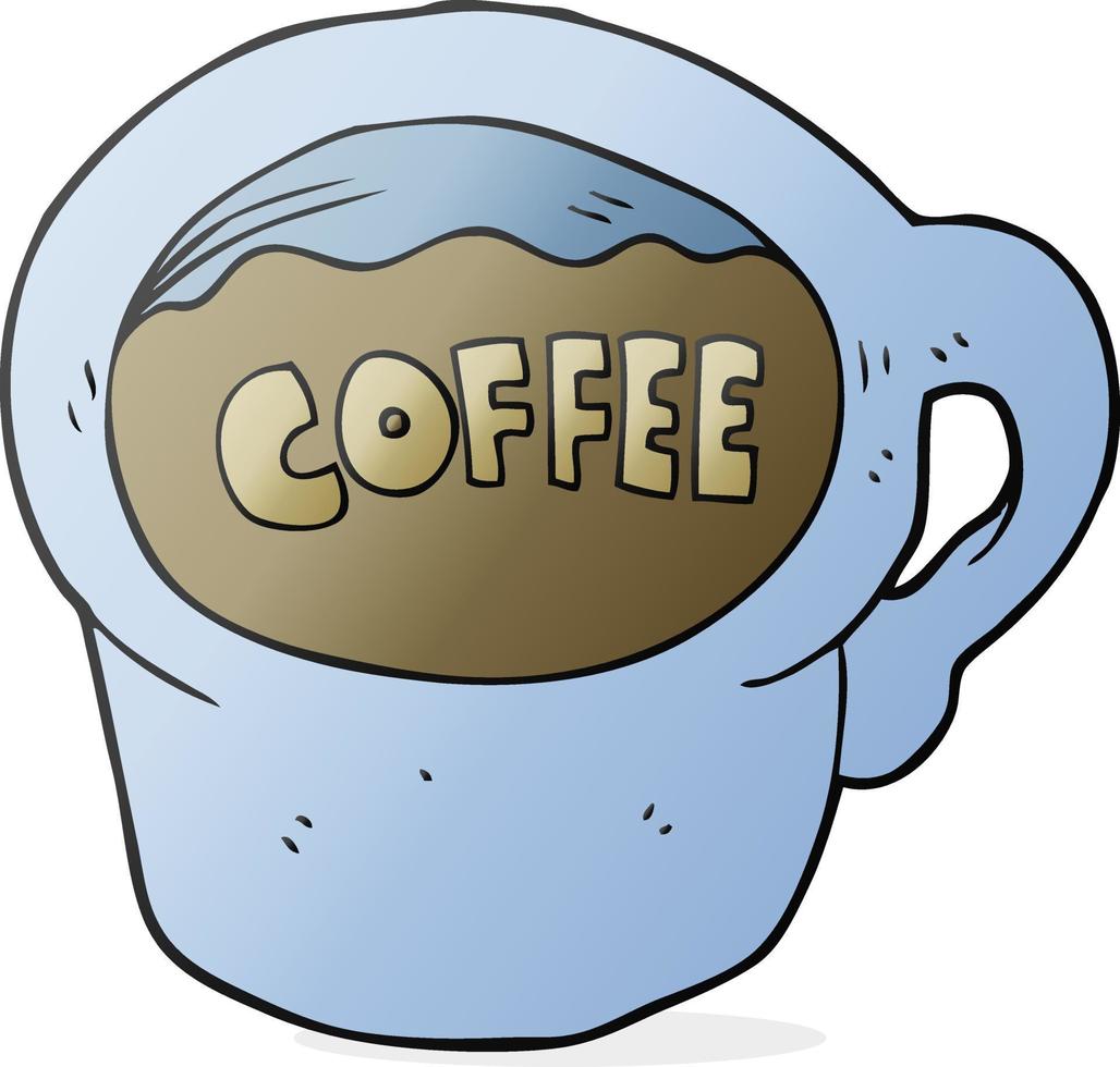 Cartoon-Kaffeetasse vektor