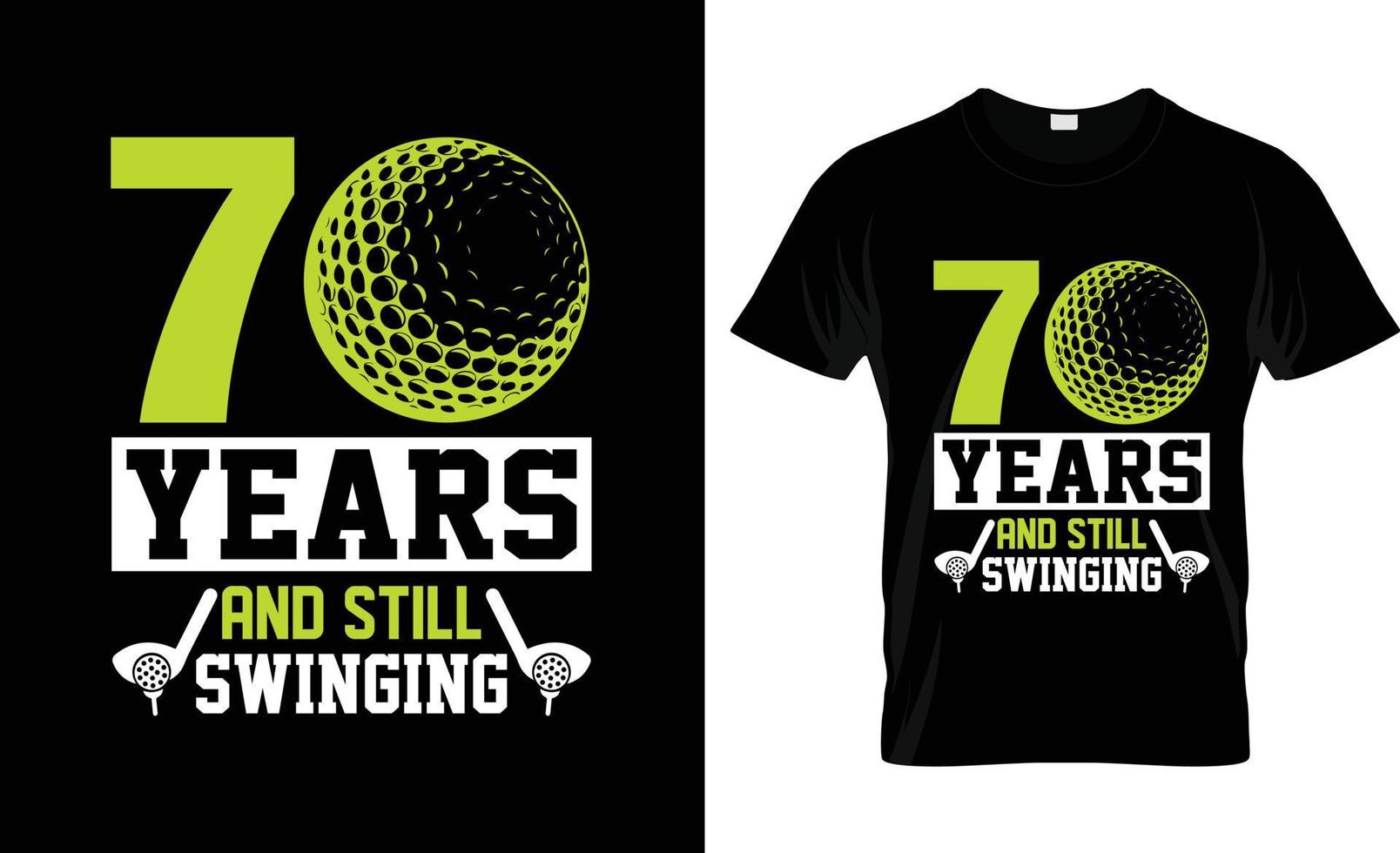 Golf-T-Shirt-Design, Golf-T-Shirt-Slogan und Bekleidungsdesign, Golftypografie, Golfvektor, Golfillustration vektor