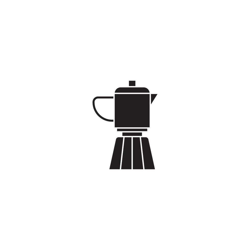 Moka-Pot-Vektor für Website-Symbol-Icon-Präsentation vektor