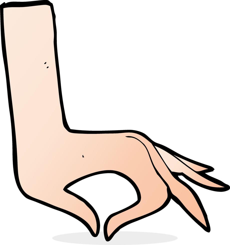 Cartoon-Handsymbol vektor