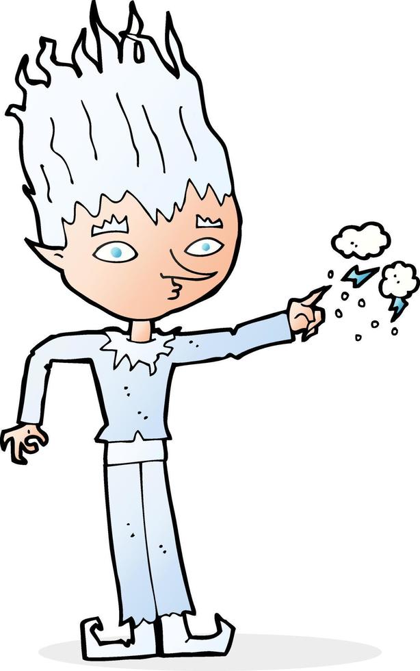 Jack-Frost-Cartoon vektor