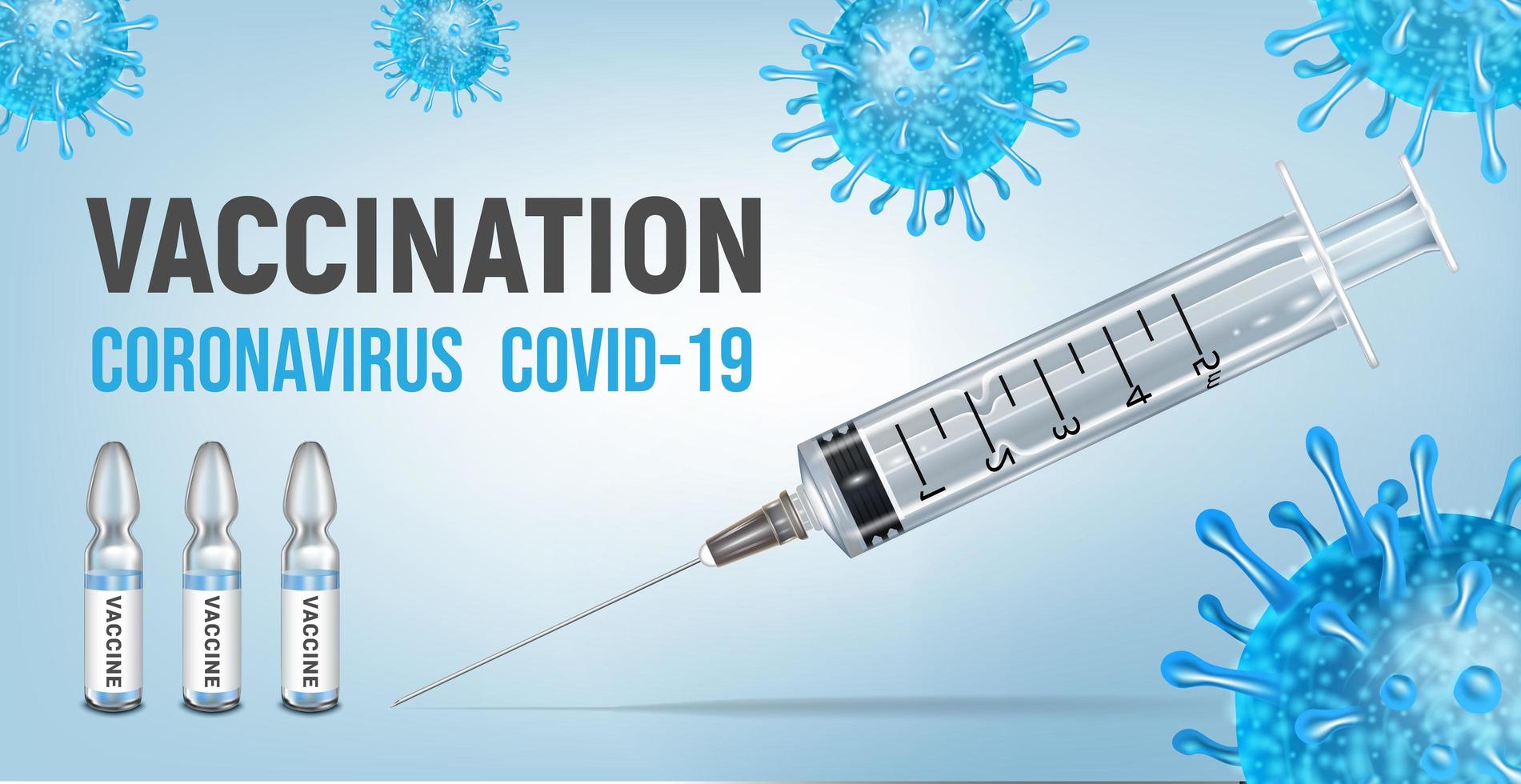 virusvaccinbanner vektor