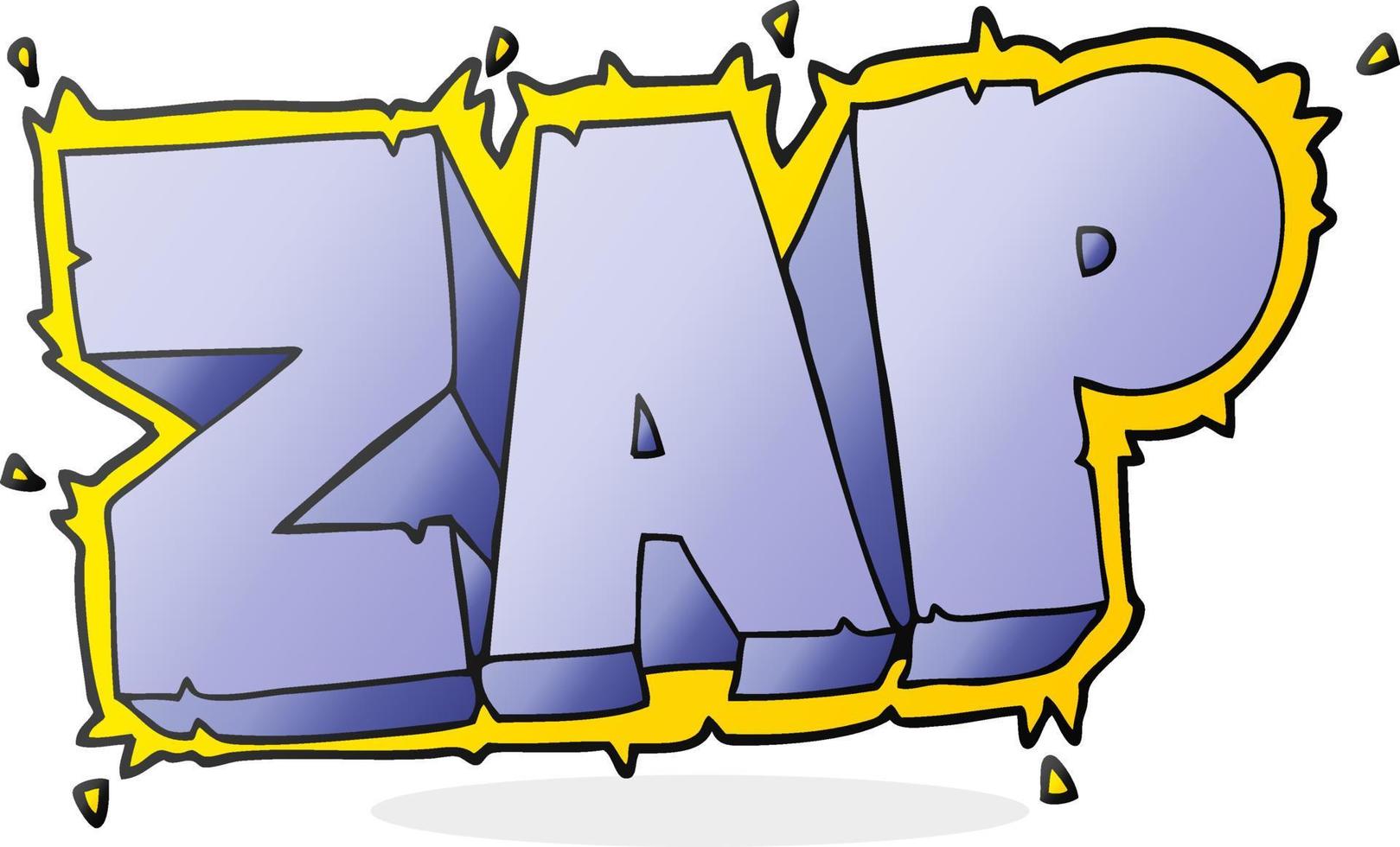 Cartoon-Zap-Symbol vektor